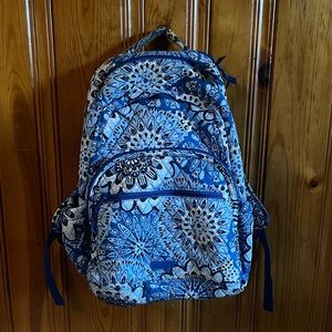 Light Blue Vera Bradley College Backpack